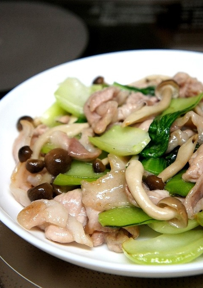 豚と青梗菜の中華炒め-レシピのメイン写真