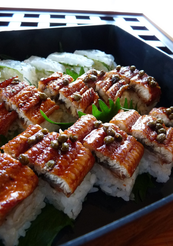 鰻の押し寿司　山椒風味-レシピのメイン写真