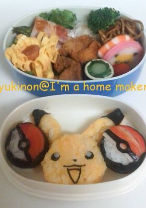ピカチュー　キャラ弁-レシピのメイン写真