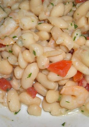 白いんげん豆とえびのサラダ-レシピのメイン写真