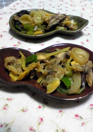 あさり・生姜の炒め煮-レシピのメイン写真