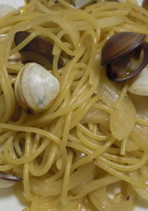 簡単あさりパスタ-レシピのメイン写真