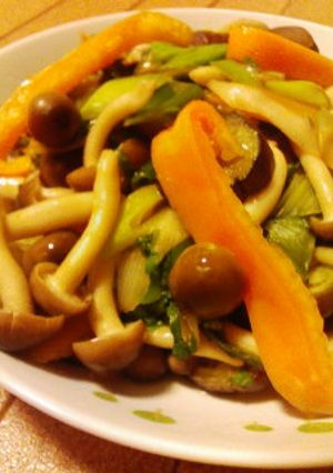 野菜ときのこの大葉炒め-レシピのメイン写真