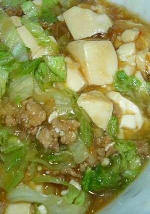 こりゃいける☆レタス入りマーボー豆腐-レシピのメイン写真