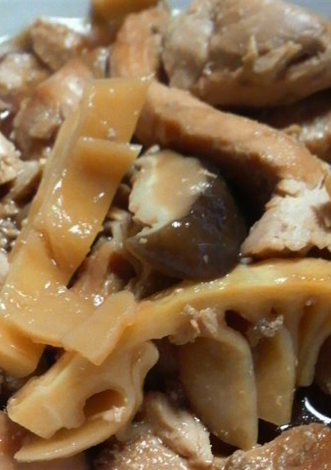鶏むね肉とたけのこの煮物-レシピのメイン写真