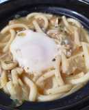 鯖味噌缶で作る味噌煮込みうどん