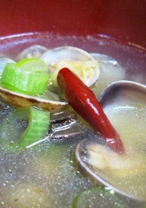 あさりの韓国風スープ-レシピのメイン写真