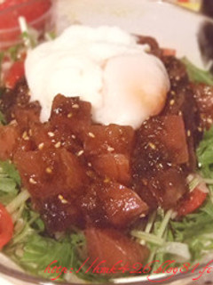 まぐろ丼海苔佃煮ソース和え-レシピのメイン写真