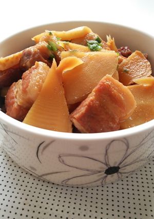 こっくり♪たけのこと豚バラの甘味噌煮-レシピのメイン写真