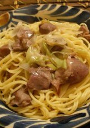コリコリ大好き☆砂肝のペペロンチーノ-レシピのメイン写真