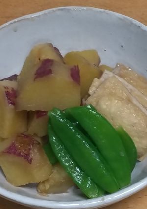 さつま芋と油揚げの煮物-レシピのメイン写真