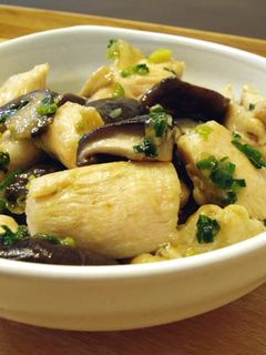 鶏と椎茸の塩炒め-レシピのメイン写真
