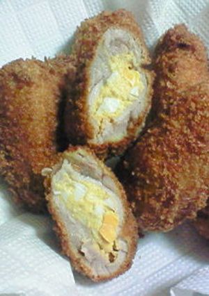 生姜焼きの豚肉で簡単たまごﾛｰﾙ♪♪-レシピのメイン写真