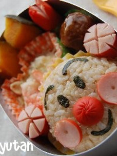 パンチde簡単!アンパンマン弁当-レシピのメイン写真