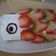 卵一個でミニロールケーキ(こどもの日)