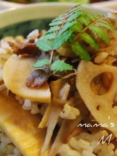 牛肉と根野菜の後!混ぜご飯-レシピのメイン写真