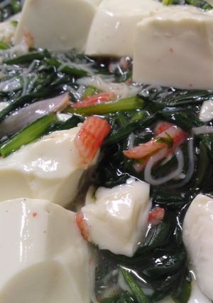 春菊とかにかまのとろみ煮-レシピのメイン写真