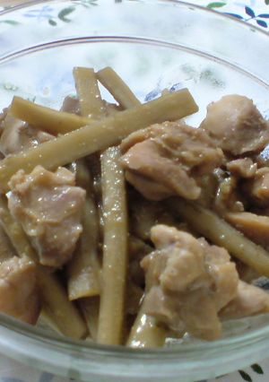 鶏とゴボウの味噌煮☆-レシピのメイン写真