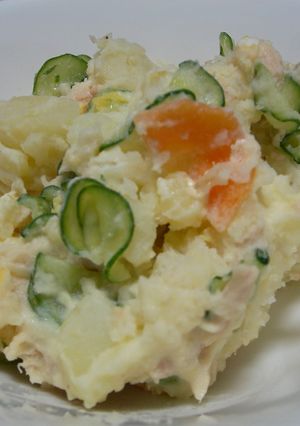 きゅうりの酢のものでさっぱりポテトサラダ-レシピのメイン写真