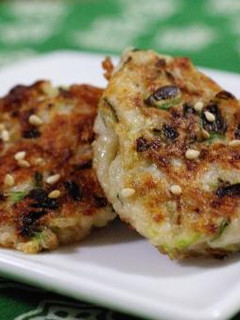 餃子の残り具で☆さっくりふんわり山芋焼き-レシピのメイン写真
