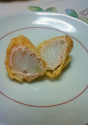 新玉葱の肉巻き揚げ-レシピのメイン写真