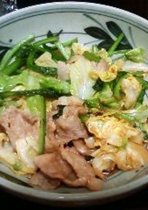 カブの葉っぱとキャベツで作る回鍋肉-レシピのメイン写真