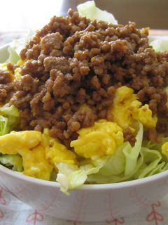 焼肉風味そぼろ丼-レシピのメイン写真