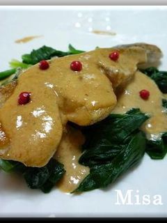 たらのムニエル焼き肉タレ生クリームソース-レシピのメイン写真