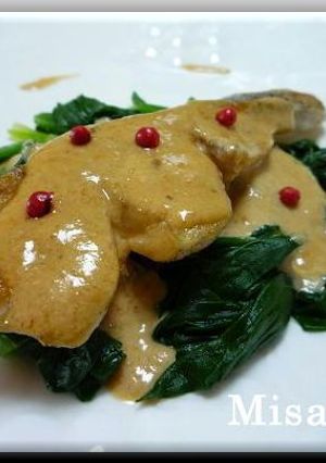 たらのムニエル焼き肉タレ生クリームソース-レシピのメイン写真
