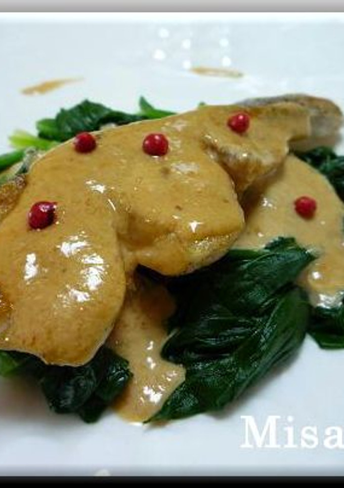 たらのムニエル焼き肉タレ生クリームソース-レシピのメイン写真