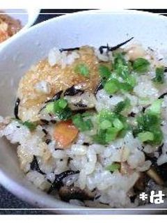 鶏肉とひじきの炊き込みご飯-レシピのメイン写真