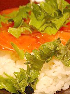 刺身マグロ丼シソのせ-レシピのメイン写真