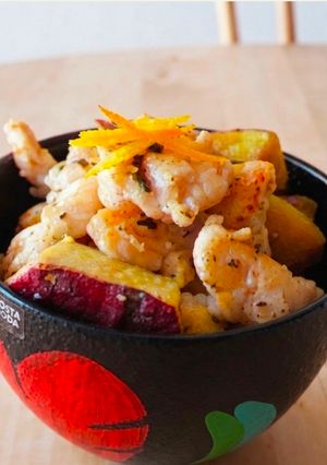 1人ランチ★塾ご飯☆サツマイモ-レシピのメイン写真