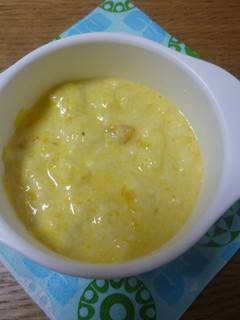 離乳食 かぼちゃのパンがゆ-レシピのメイン写真