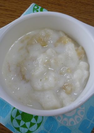 離乳食 大好きバナナのパンがゆ-レシピのメイン写真