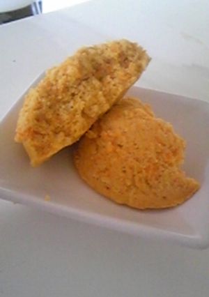電子レンジで*きなことにんじんの蒸しパン-レシピのメイン写真