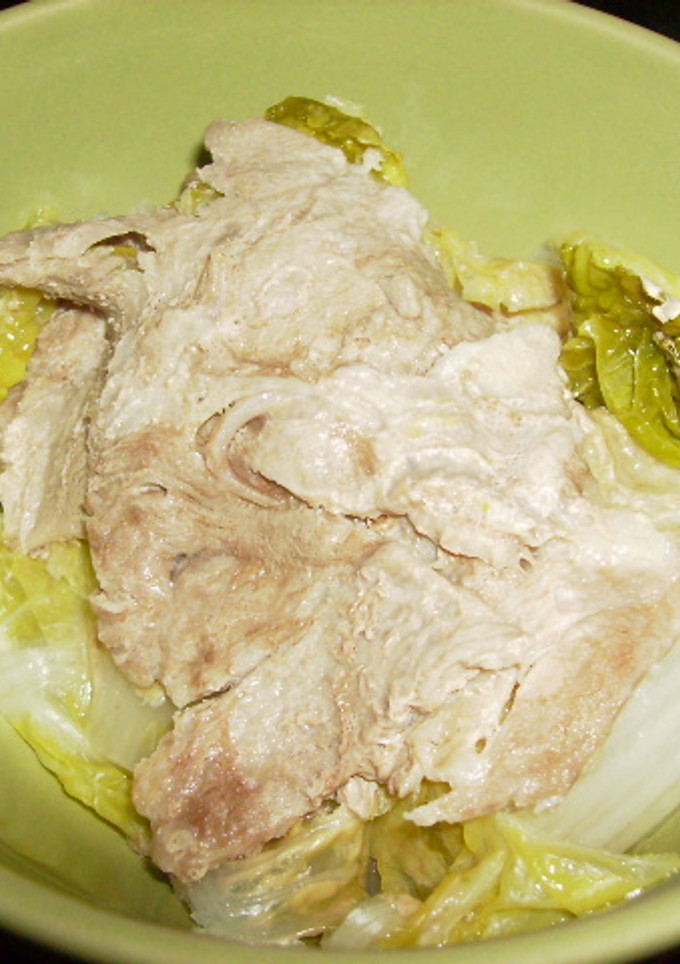 白菜と豚肉の簡単煮-レシピのメイン写真