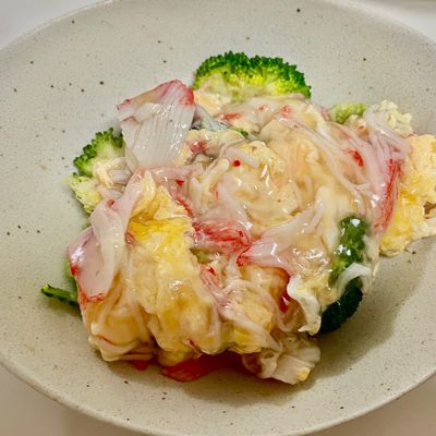 かにたま 町中華風 カニカマカニ玉 by チアキッチン 【クックパッド