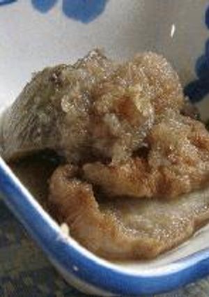 仙台の揚げ麩で茄子の煮物-レシピのメイン写真