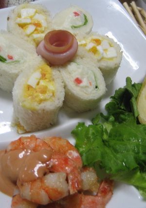 ♪花びらサンド♪？-レシピのメイン写真