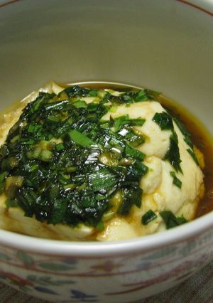 ニラだれレンチン豆腐-レシピのメイン写真