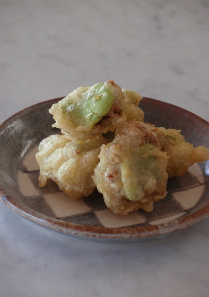 そら豆のはさみ揚げ-レシピのメイン写真