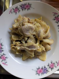 とっても簡単★豚こま肉のカレーマヨ炒め-レシピのメイン写真
