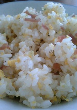 ベーコンとみょうがのたまごチャーハン♪-レシピのメイン写真