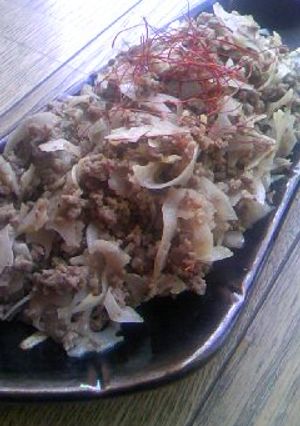 レンコンとひき肉のきんぴら-レシピのメイン写真