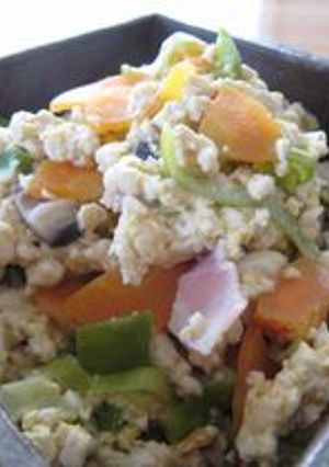 昭和のお惣菜いり豆腐-レシピのメイン写真