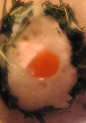 水菜と山芋と卵のオーブン焼き-レシピのメイン写真