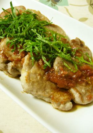 豚ヒレ肉の梅肉ソース-レシピのメイン写真
