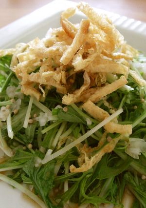 水菜のエゴマサラダ-レシピのメイン写真