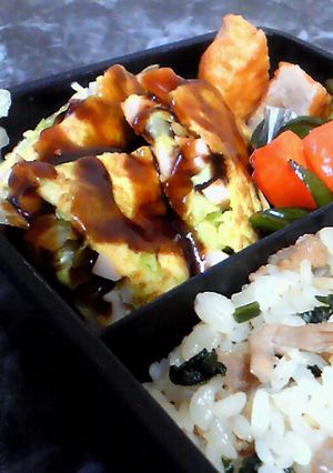お弁当に☆お好み焼きみたいな卵焼き？！-レシピのメイン写真